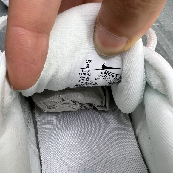 Nike Air Max 98 Triple White Women Size 9.5 New - Picture 7 of 8